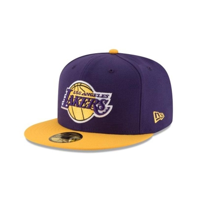 Los Angeles Lakers Gorra | New Era NBA 2tone 59fifty Fitted Cap Mexico - Morados